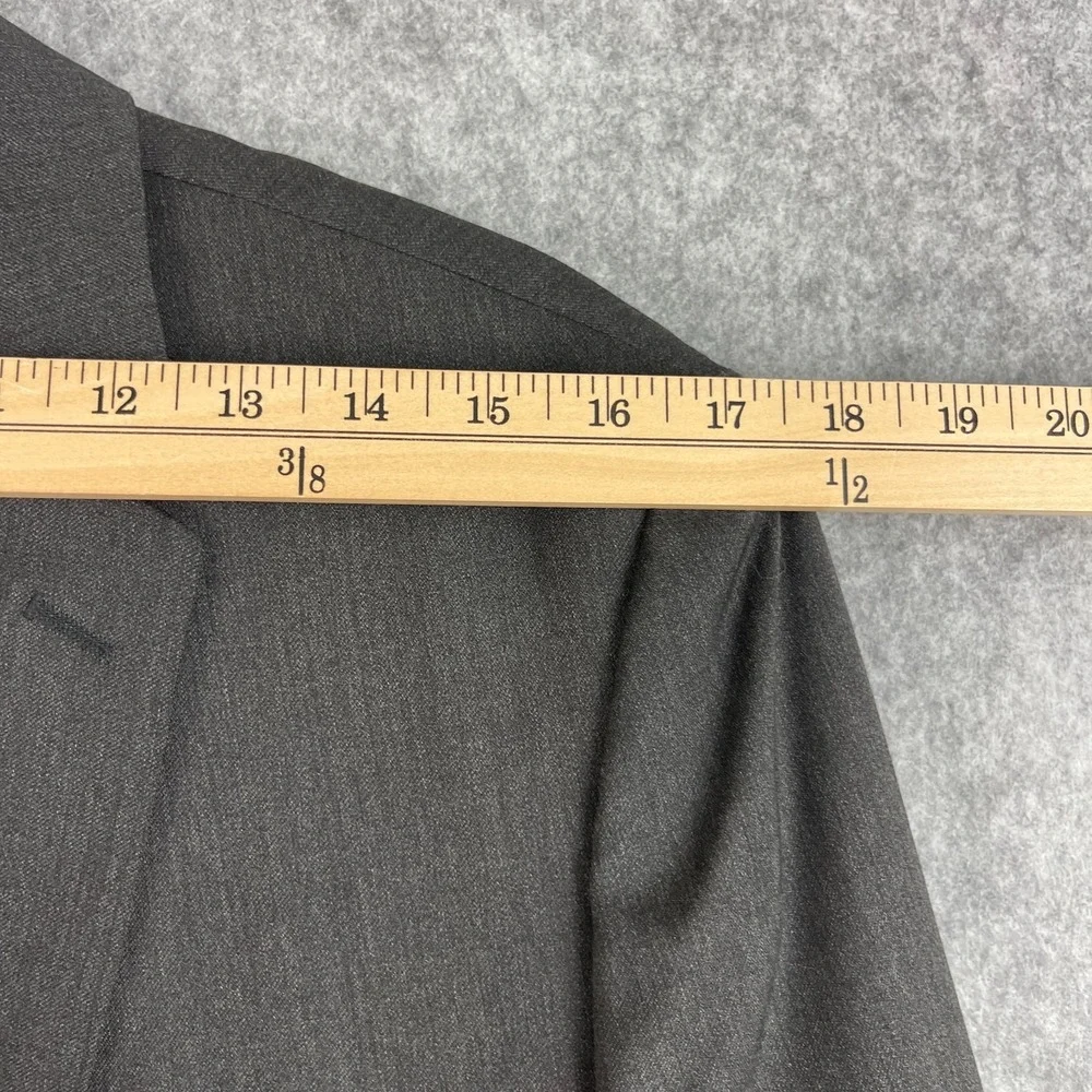 Banana Republic Lanificio F.lli Cerruti Wool Suit Men Gray Blazer 40R Pant 34x29